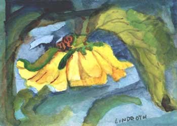 "I Like My Shade" by  Mary Lou Lindroth Rockton IL - Watercolor